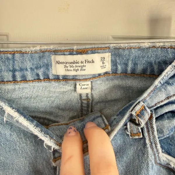 Abercrombie curve straight jeans - Image 2