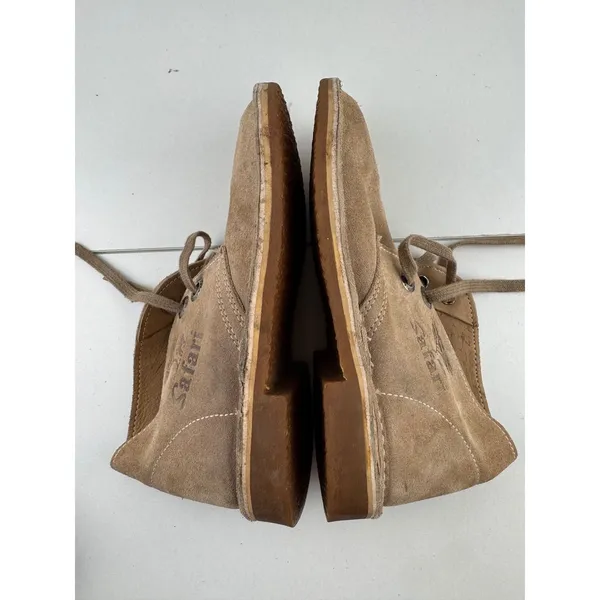 Womens Bata Safari‎ Suede Leather Desert Chukka Ankle Boots Chukka Size 2 Tan - Image 5