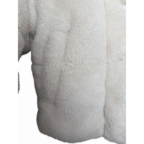Alo Yoga Sherpa Snow Angel Puffer Jacket White/Ivory Women's Size‎ Small - Image 7