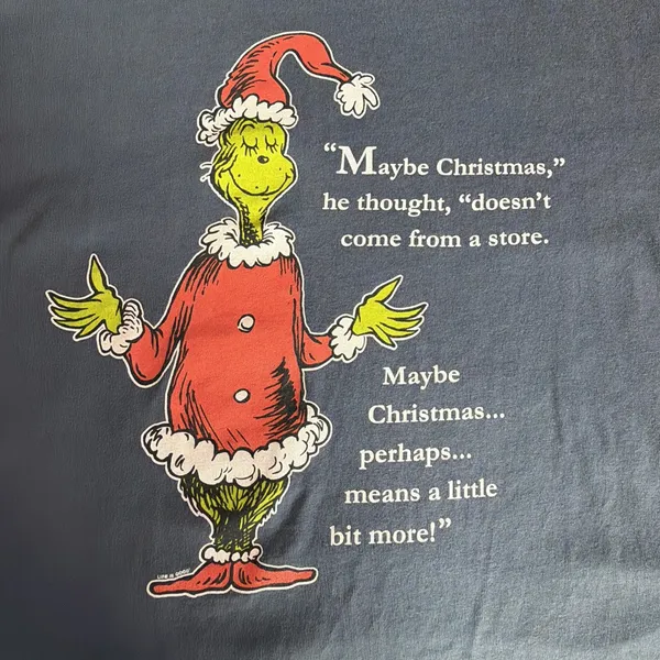 Life is Good Christmas Grinch Long Sleeve Crusher Tee XXL holiday Santa Women’s - Image 9