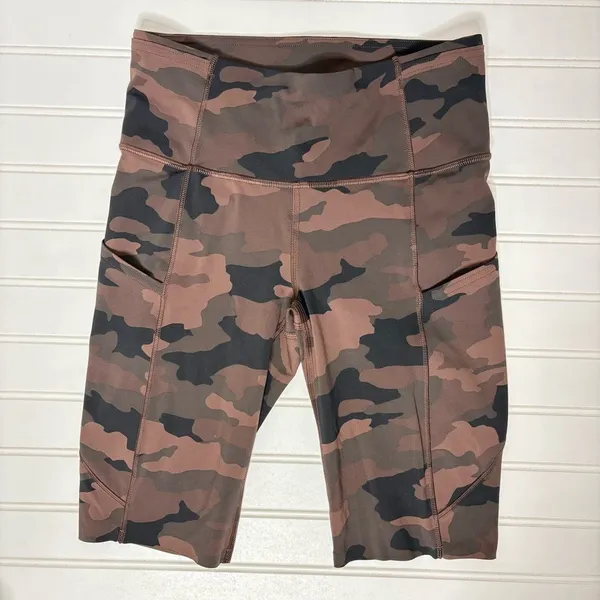 Lululemon Fast and Free High Rise Short 8 Heritage 365 Camo Brown Earth Multi 4 - Image 5