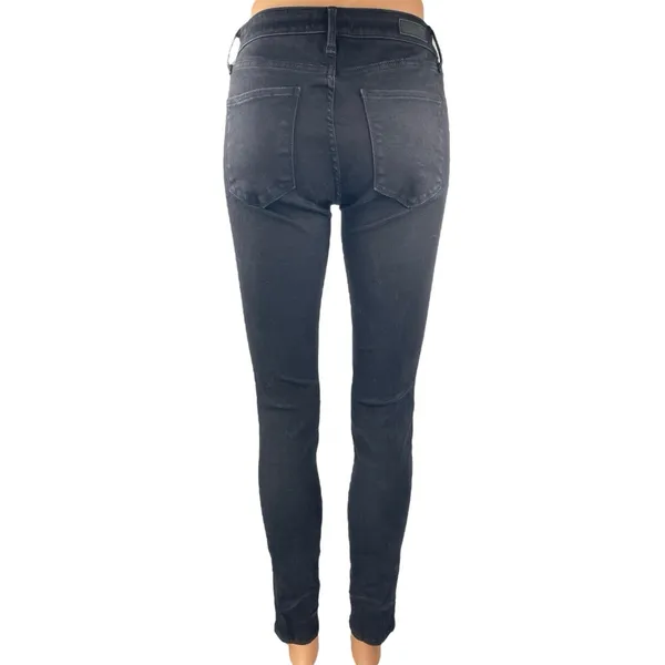 Abercrombie & Fitch Womens Black High Rise Super Skinny Denim Jeans Pants Size 4 - Image 3