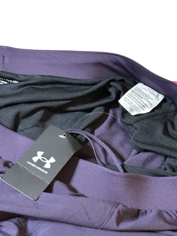 NWT Women Under Armour Fly By Shorts 2.0 size XXL Tux Purple - Image 3