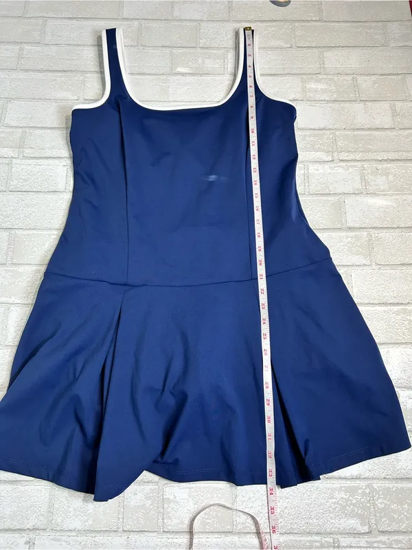 JCrew Factory Navy Blue Womans Active Dress Golf Tennis Size Medium - Image 4