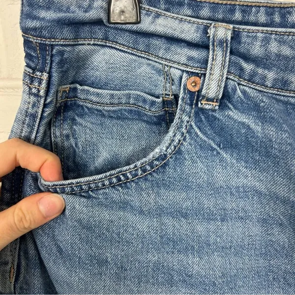 American Eagle Distressed Knee Mom Jeans Size 18 Long - Image 8