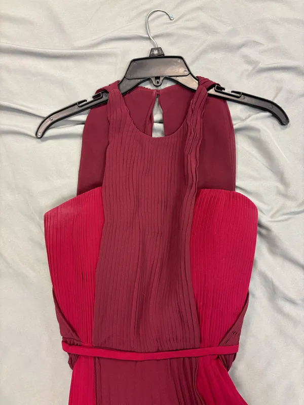 Burgundy maroon dress - Image 4