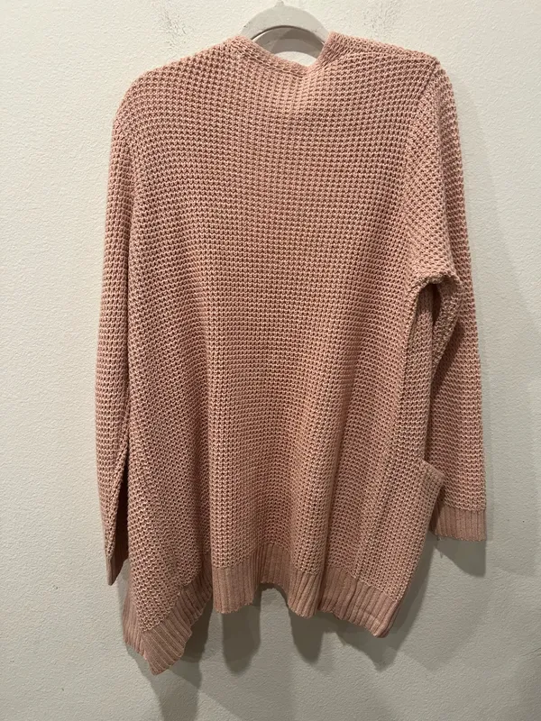 Pink Knitted Sweater Cardigan size XL - Image 2