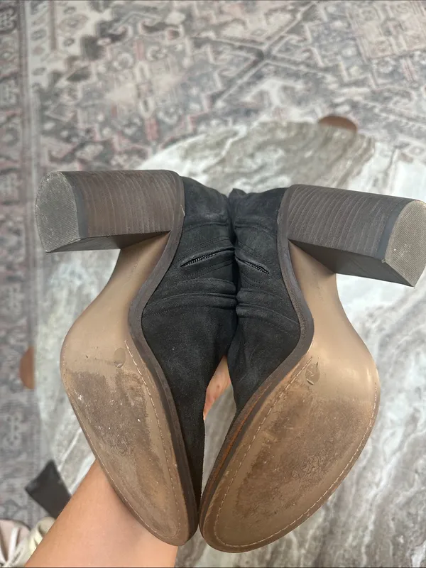 Vince Camuto Melaya Over the Knee Suede Gray Boots Sz 8.5 - Image 5