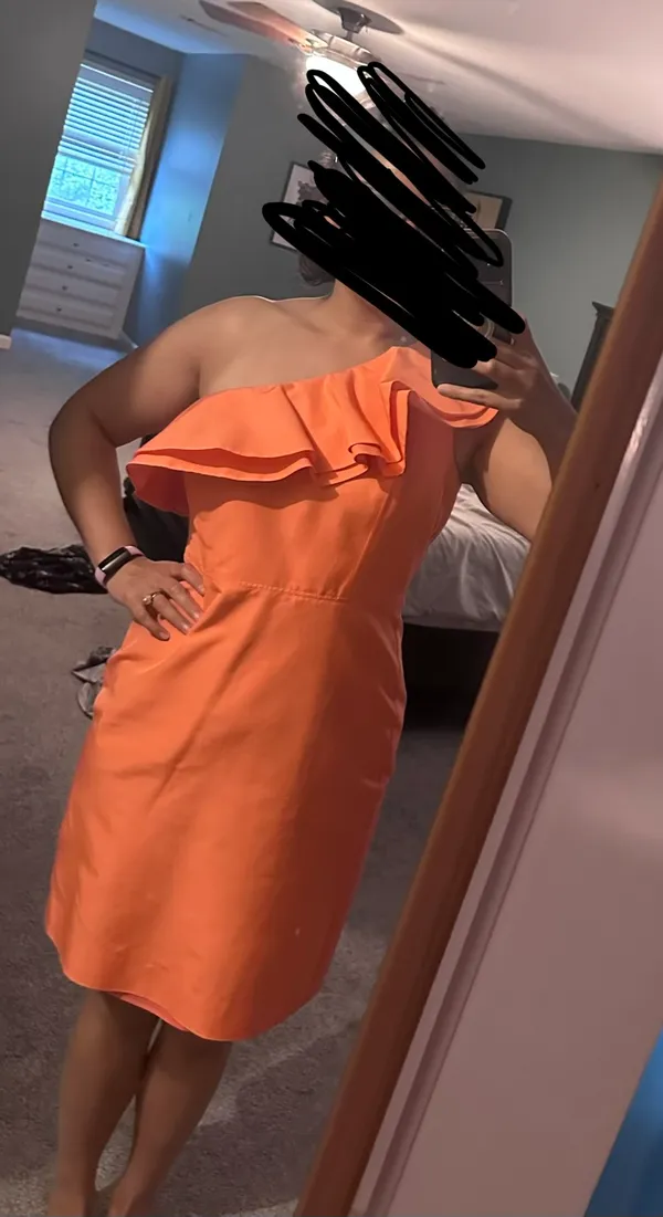 Pink one shoulder dress Size 8 - Image 6