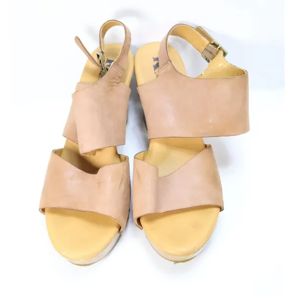 Korks by Kork-Ease Annaleigh Platform Wedge‎ Clog Sandals Size 9 M Dusty Rose - Image 2