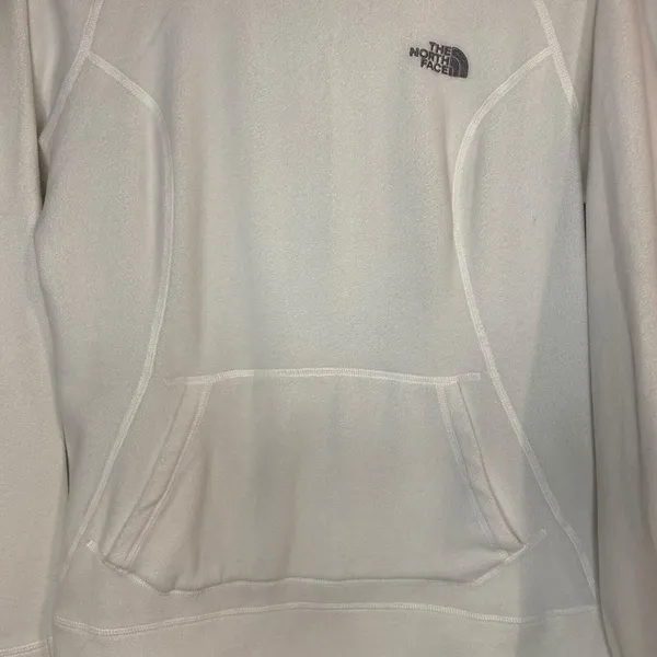 The North Face White Fleece Hoodie Women's‎ Size Medium Gorpcore Outdoors - Image 2