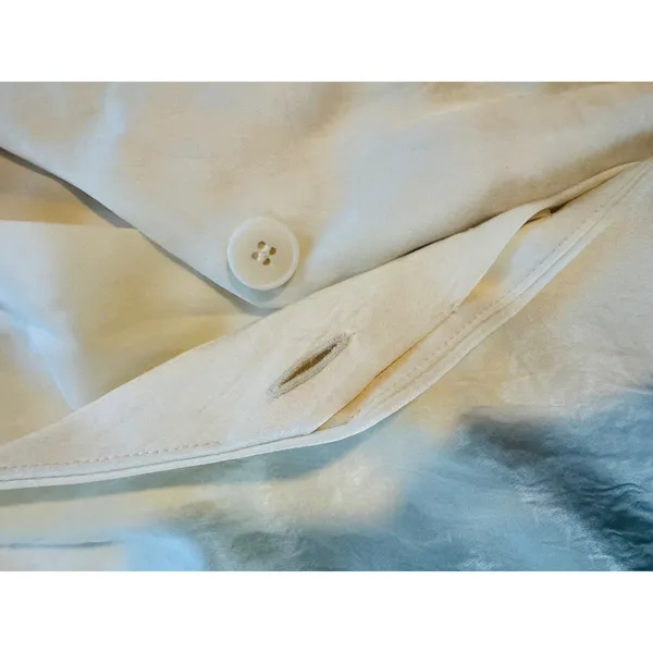 Madewell Satin Vest Top, Ivory/Cake‎ Batter, Size 10, NWT - Image 6