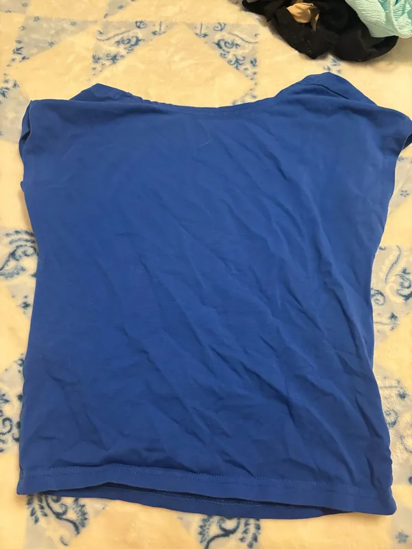 blue backless top - Image 2