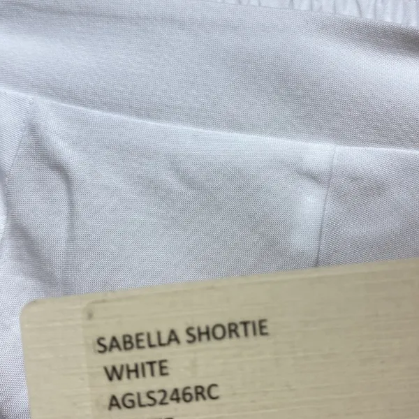 Naked Princess White Sabella High Waisted Shortie Shorts NWT Size Medium - Image 3