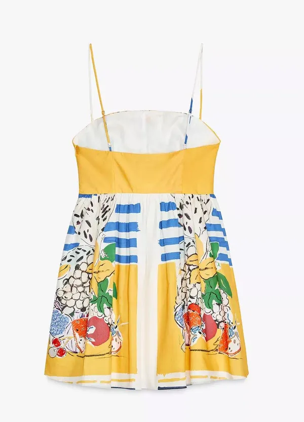 ZARA Fruit Poplin Dress - Image 9