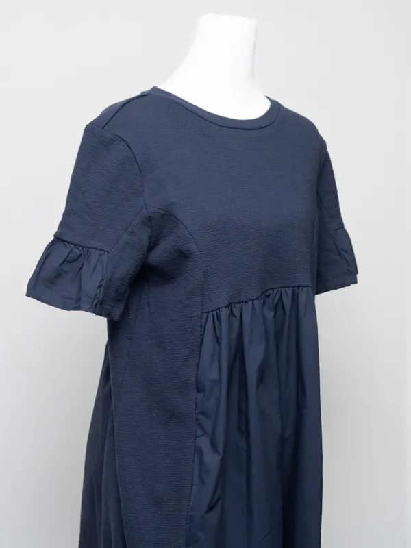 English Factory - Mixed‎ Media Ruffled Short-Sleeve Mini Dress - Image 10