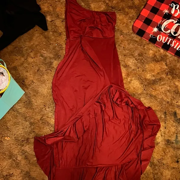 Shein . Size medium. Color is burgundy. - Image 2