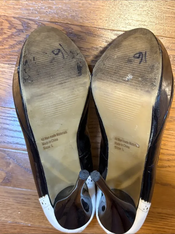 Rue21 | Black & White Stiletto High Heels Size Large 8/9 - Image 4
