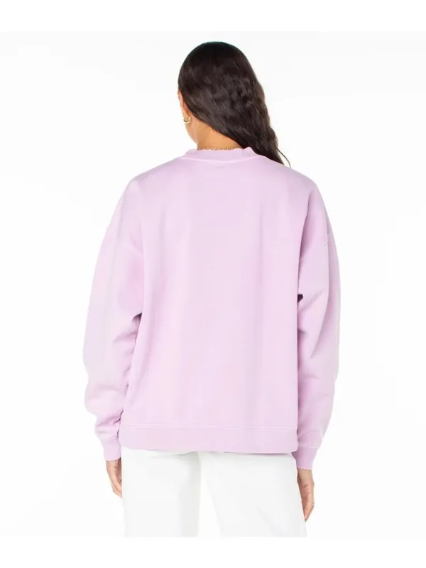 ROXY Pink Aloha Heart Sweatshirt Size L NEW NWT - Image 3