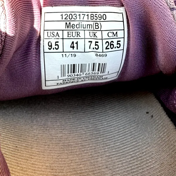 Brooks Glycerin 18 Running Shoes Athletic Lace Up Low Top Valerian Purple 9.5 - Image 7