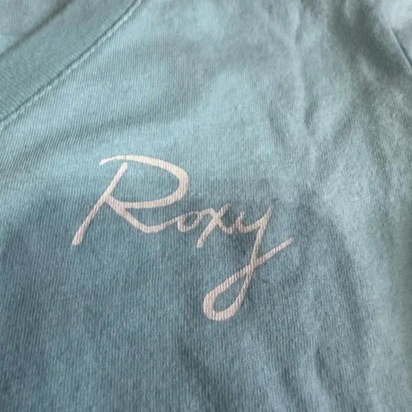Roxy Blue Short Sleeve Relaxed T-Shirt - Image 3