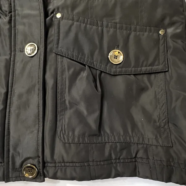 Forecaster of Boston Black Coat Womens Small Zip Up Button Adjustable‎ Jacket - Image 5