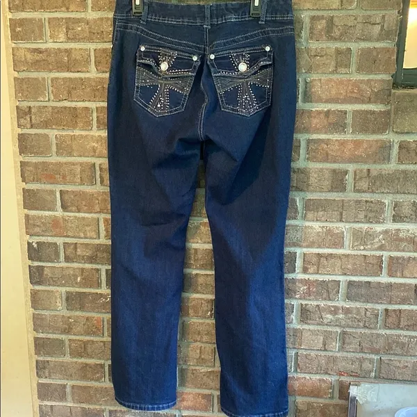 Boots Blue Boot Cut Jeans Classic Style - Image 2