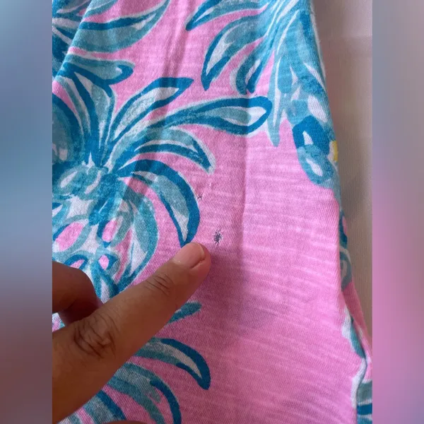 Lilly Pulitzer Pink and Blue Patterned Top - Image 13