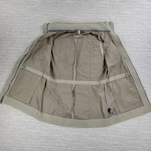 Kuhl Utility Vest Womens S Khaki Zip Up Cargo Military Outdoor Safari Gorpcore - Image 13