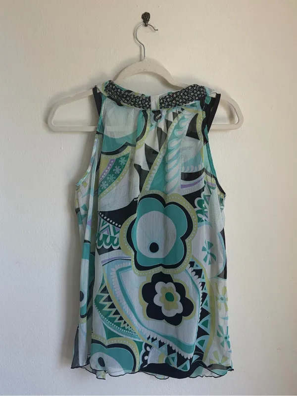 Byer California Floral Printed Y2K Blouse - Image 3