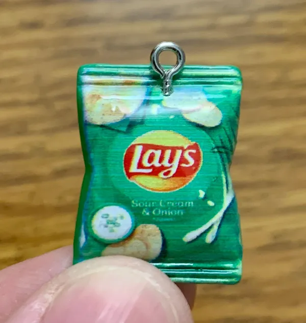 Lay’s Chips Charm Pendant Green - Image 3
