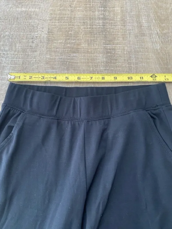 Lilly Pulitzer Malani Knit Black Pants Pull-on Relaxed Straight Leg XS Travel - Image 11