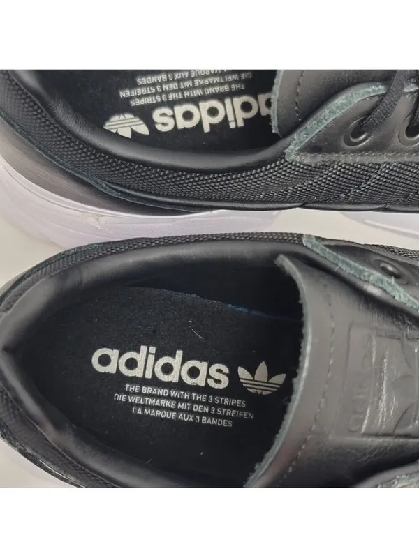 Adidas Originals Women's Kiellor Black White Low Top Platform SneakerSize 8.5 - Image 4