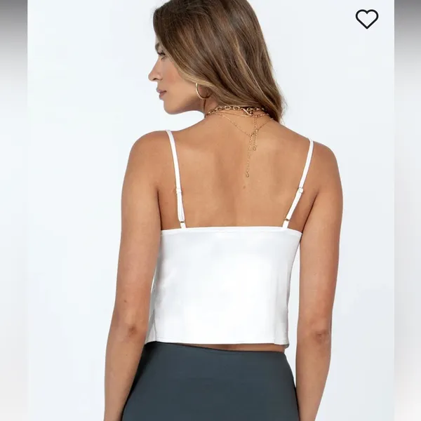 Princess Polly Buress Top White - Image 2
