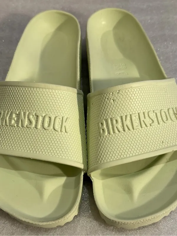 Birkenstock Barbados EVA Slide Sandals in Light Green - Image 3