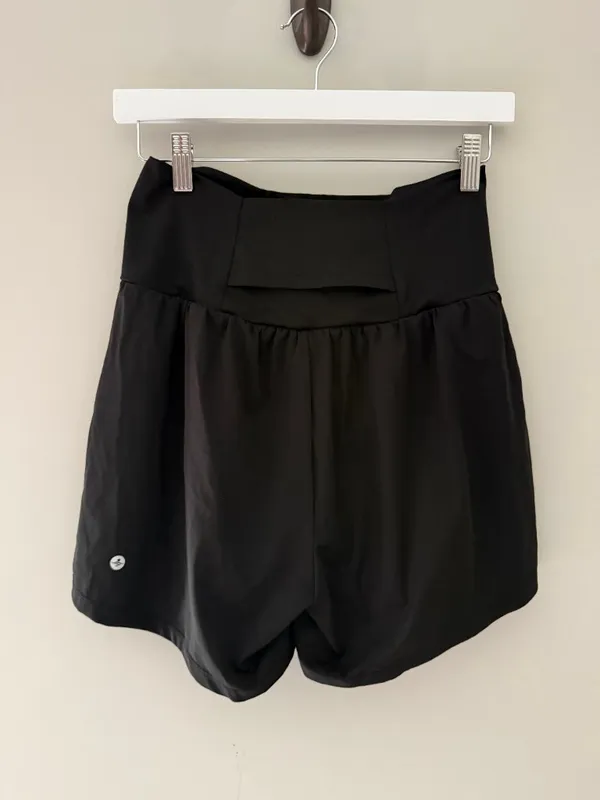Halara SoftlyZero Airy 2-in-1 Yoga Shorts 5 Inch Black Women’s M - Image 8