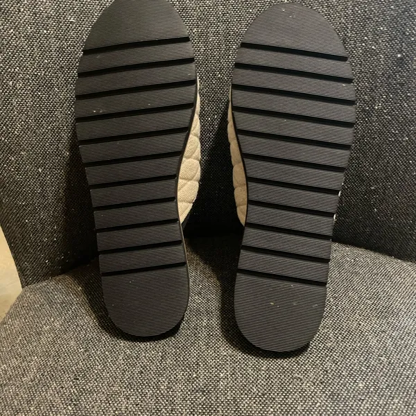 RSVP Cream Quilted Flats - Image 6
