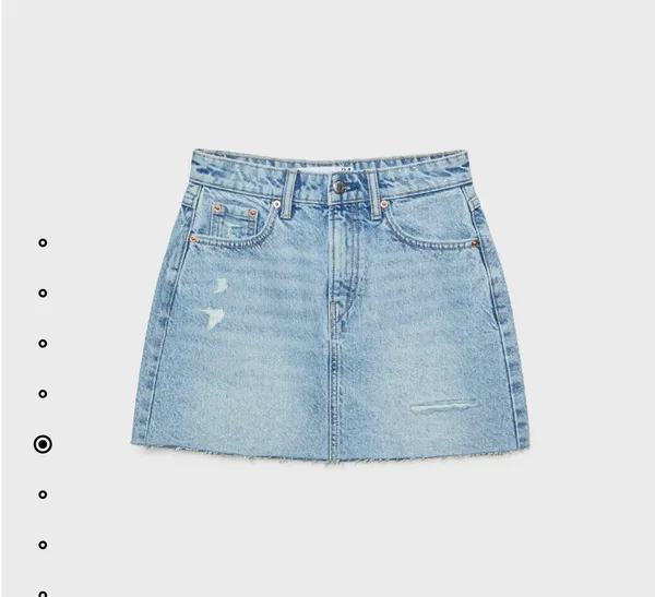 Stradivarius Jean Skirt - Image 3
