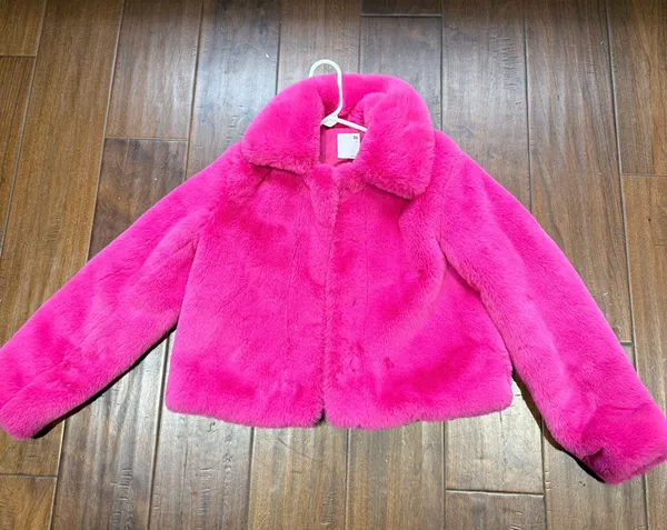 Pink Fluffy Jacket - Image 2