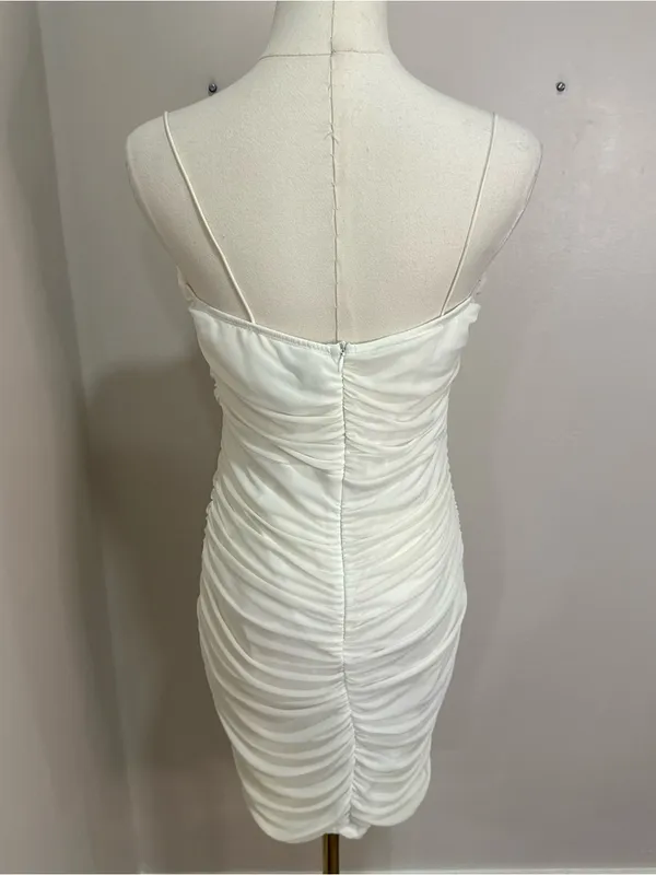 Princess‎ Polly White Mini Dress Size 12 - Image 3