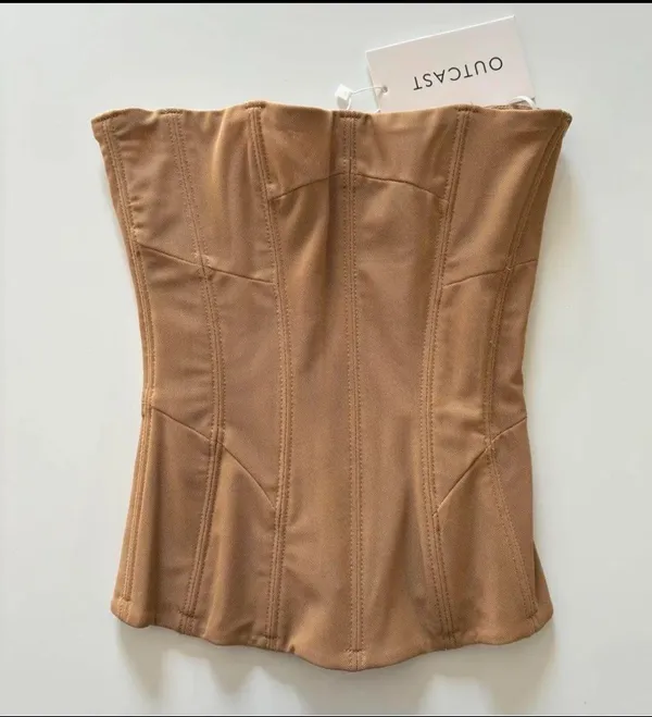 Generation Outcast Clothing nude mesh corset - Image 2