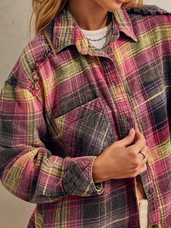 Urban Outfitters BDG Andy Washed Flannel Shirt - Image 2