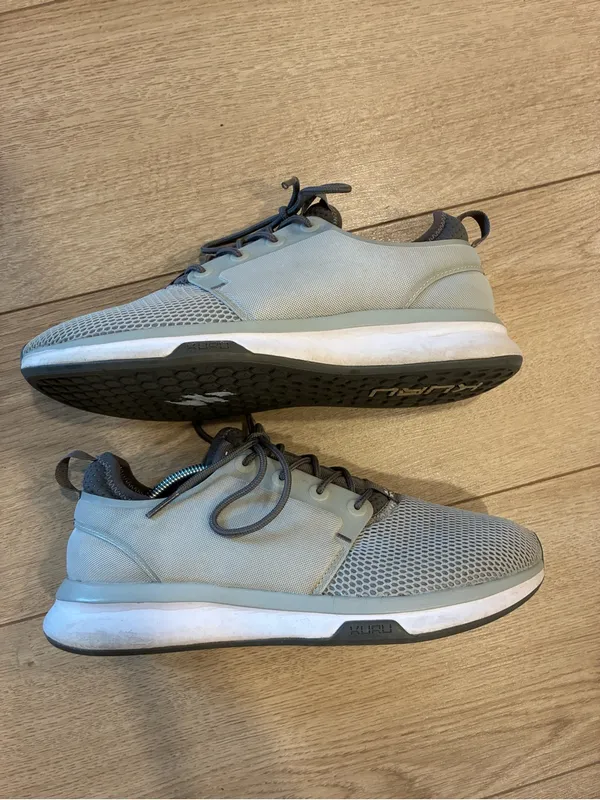 Kuru Women’s Atom Cloud Light Gray White Walking Shoe Sneaker Size 9 - Image 2