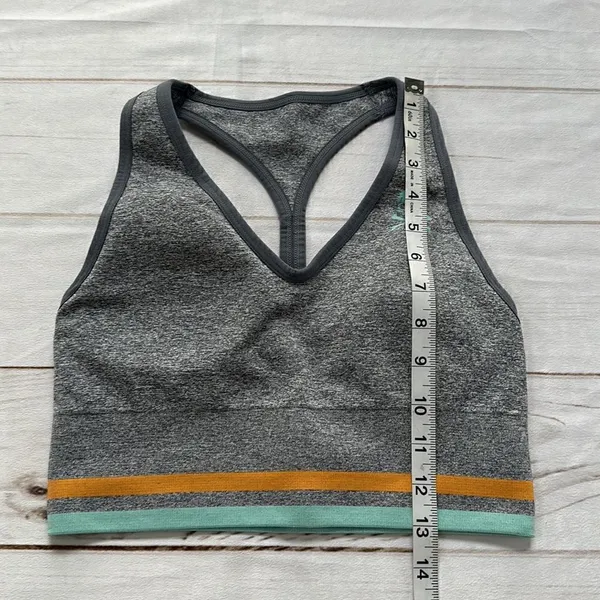 Soul by Soulcycle Seamless Split Racerback Woman's Crop Top Sports Bra Size M - Image 6