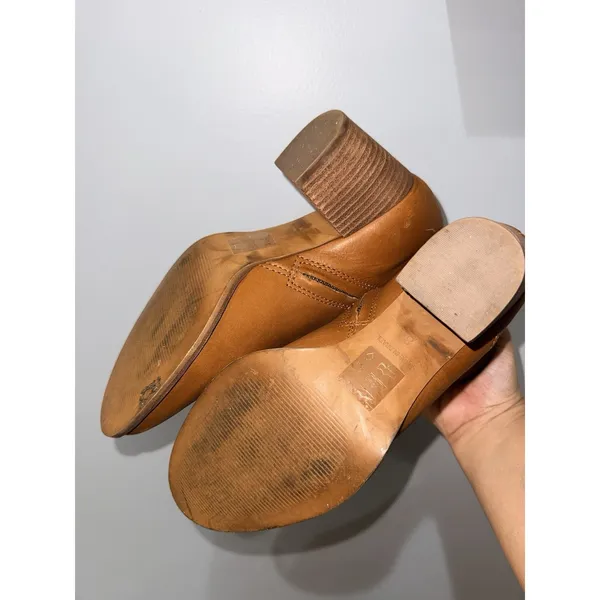 Madewell Rosie Leather Ankle Boots‎ Size 8 Tan - Image 7
