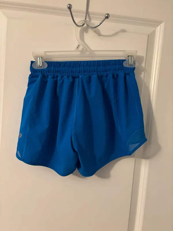 Lululemon Athletica Poolside Blue Athletic Shorts, Sz 4 - Image 2