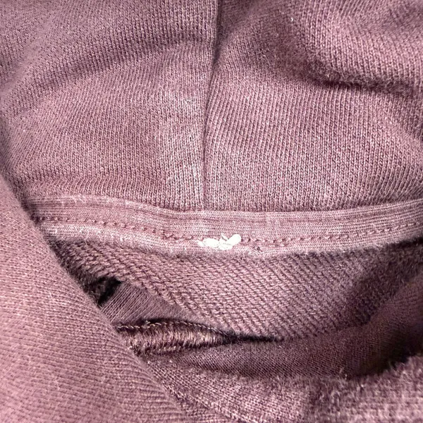 Lululemon Size 12 Warm Down Hoodie Sweatshirt Pelt Burgundy Light Terry Athletic - Image 7