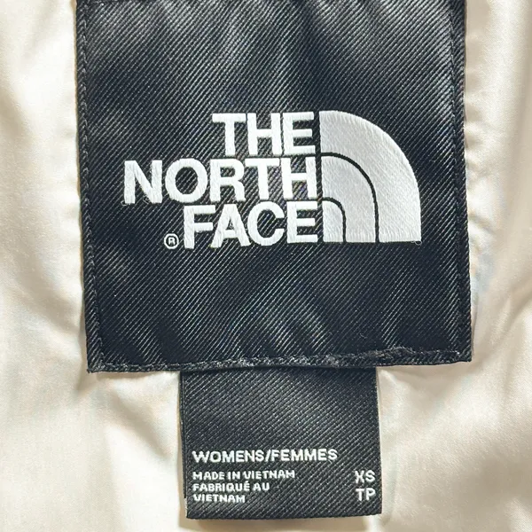 The North Face 550 Down Puffer Jacket XS Cream Off White Aconcagua - Image 6