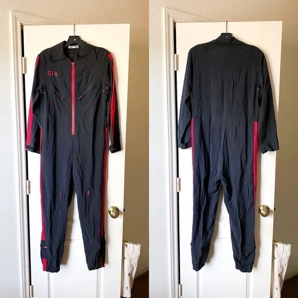 I.AM.GIA Jumpsuit Burn Boiler‎ 2.0 Suit Coverall Utilitarian Black Red XS GUC - Image 3