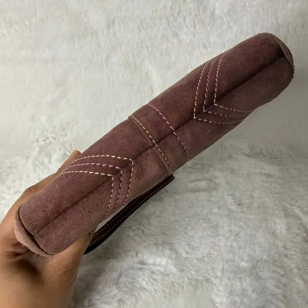 y2k Coach Vintage Plum Kisslock Wristlet - Image 3